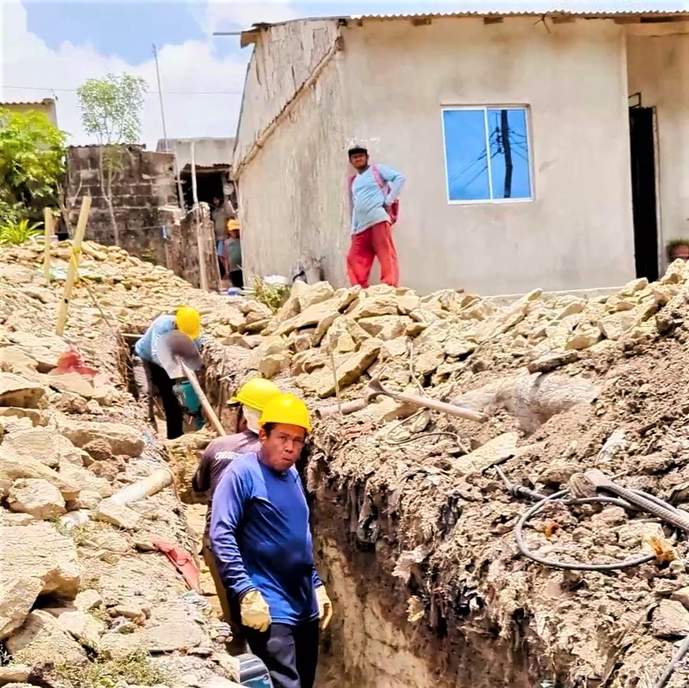 Obras en La Pollita avanzan en más del 20 por ciento