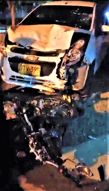 Aparatoso accidente deja tres personas gravemente heridas en San Pedro