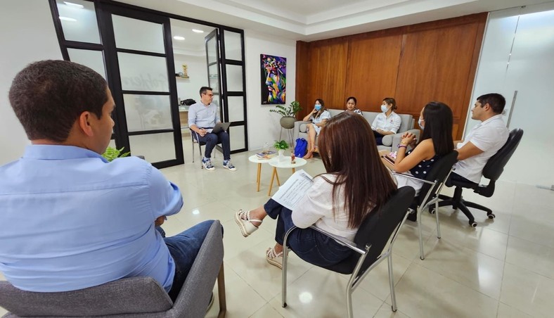 Alcalde de Montería y equipo de Montería Amable evaluaron estado de los proyectos viales del SETP