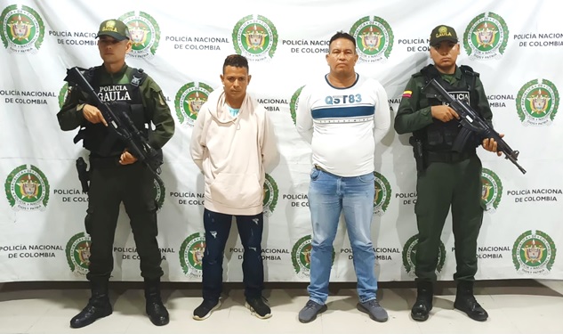 El Gaula les echó mano cuando recibían plata
