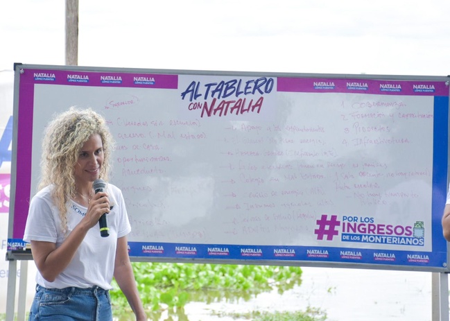 Primer taller “Al Tablero con Natalia” por los ingresos de los monterianos en la zona rural