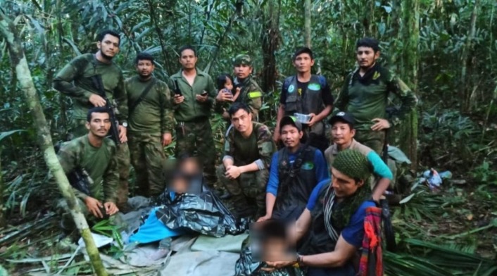 Niños recatados en el Guaviare cumplen un mes en el Hospital Militar