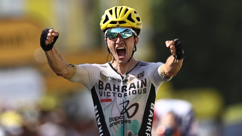 Pello Bilbao, ganador de la etapa 10 del Tour de Francia