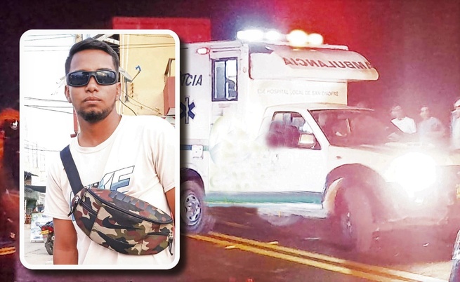 Murió al chocar contra un carro en la vía Tolú-Toluviejo