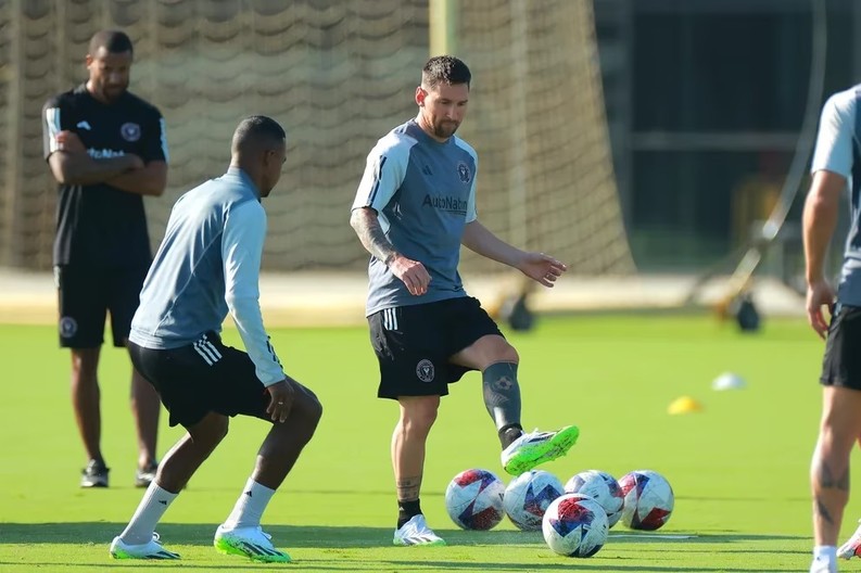 Messi inició entrenamientos con el Inter Miami