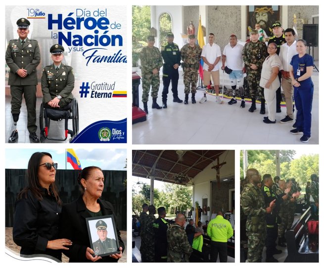 Policía Nacional y Ejército, conmemoran el ‘Día de los Héroes de la Nación y sus Familias’