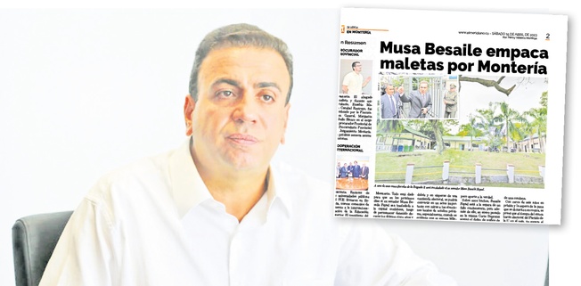 Musa Besaile ya está recluido en la Brigada 11