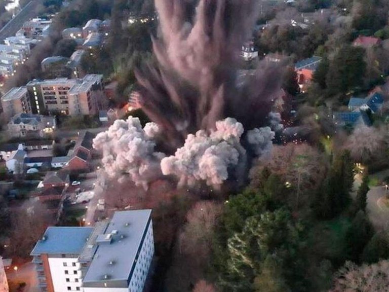Estalló bomba de la segunda guerra mundial en Inglaterra
