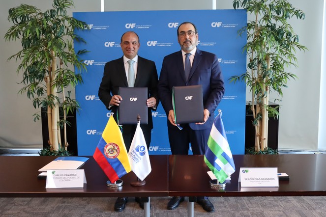 Defensoría y CAF firman convenio para fortalecer capacidad tecnológica en favor de los DD. HH.