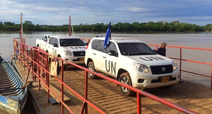 ONU denuncia robo de uno de sus vehículo en Colombia