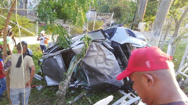 Heridos en accidente