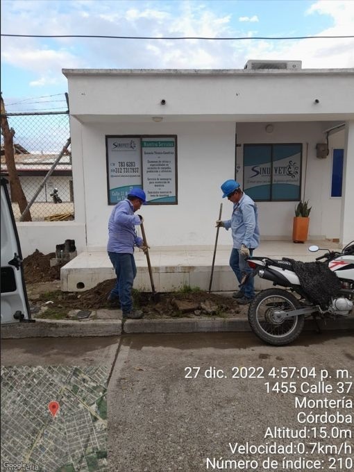 Surtigas identifica conexión ilegal a red de gas natural en zona comercial de Montería