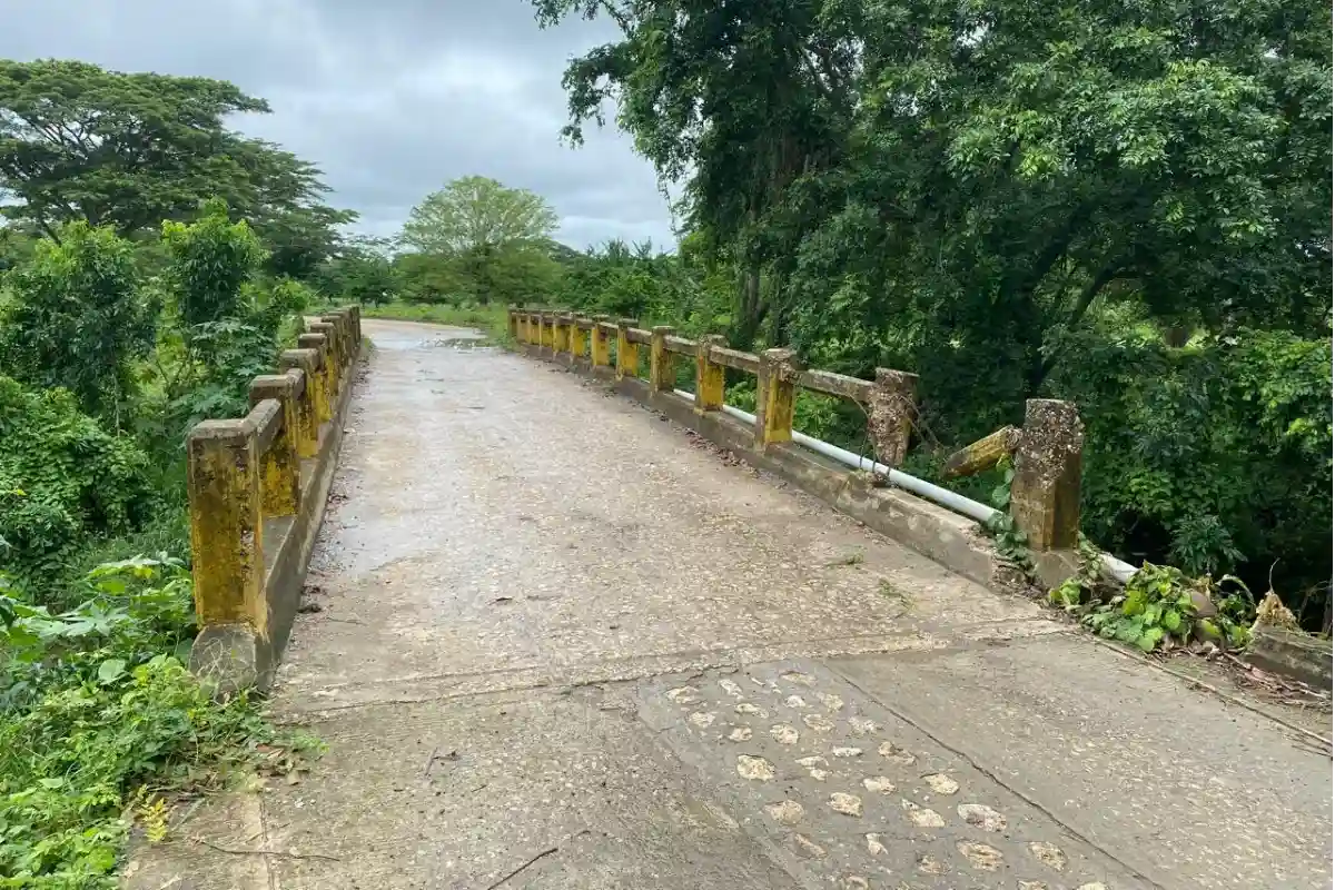 Puente en mal estado en zona rural de Betulia les preocupa