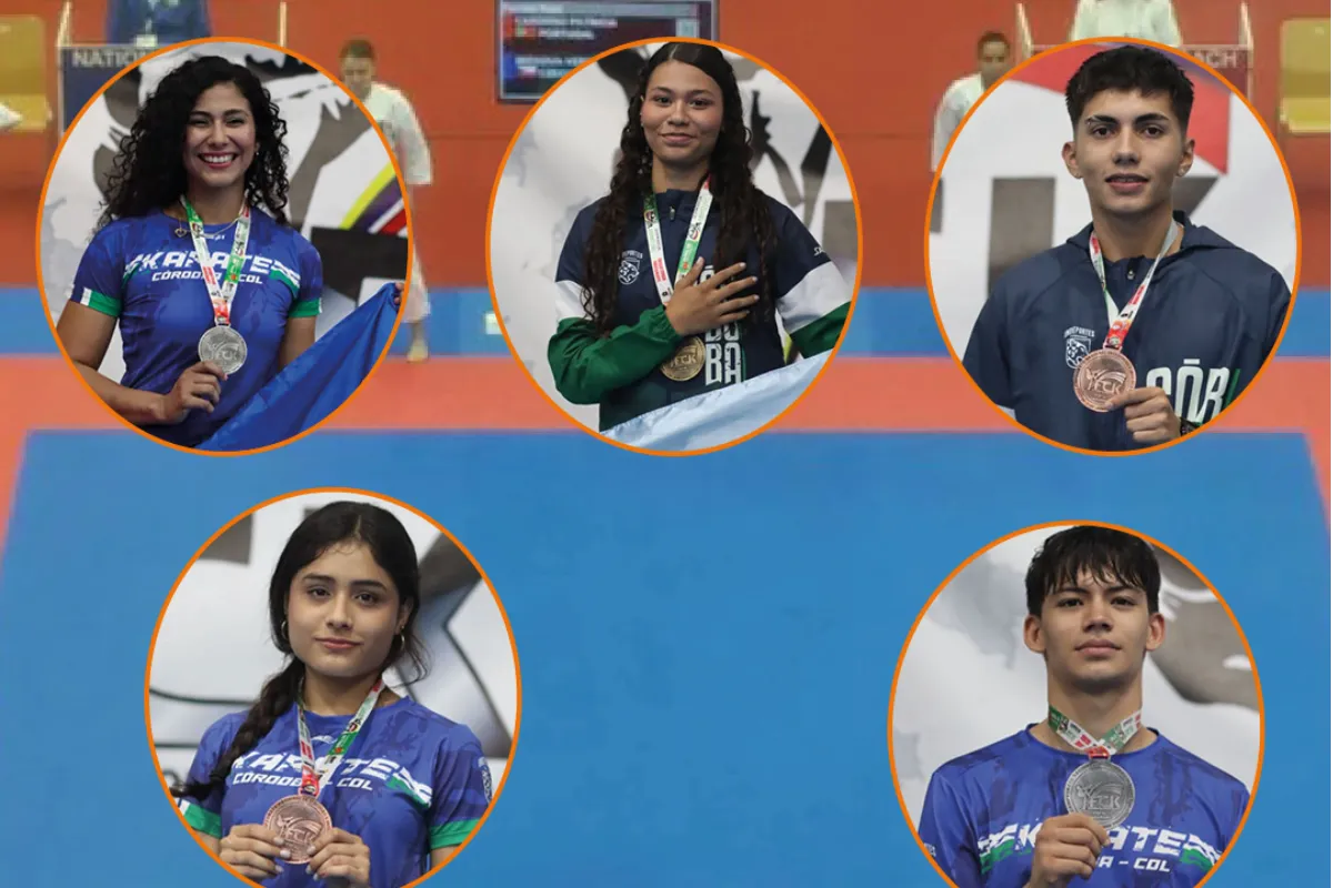 Cinco karatecas cordobeses representan a Colombia en el Suramericano de Karate en Brasil
