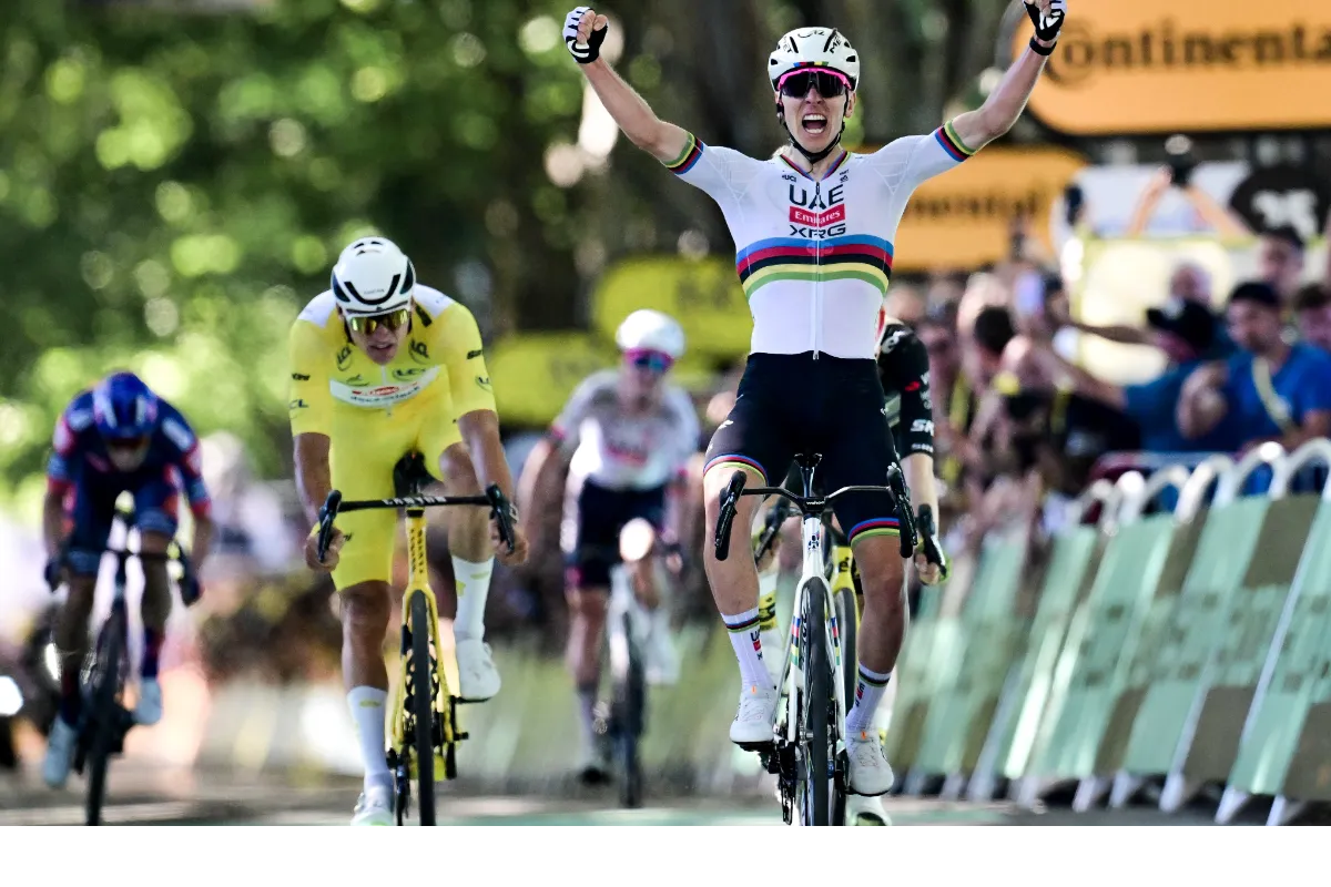 Pogacarse queda con la etapa 4 del Tour y llegó a 100 victorias en su carrera