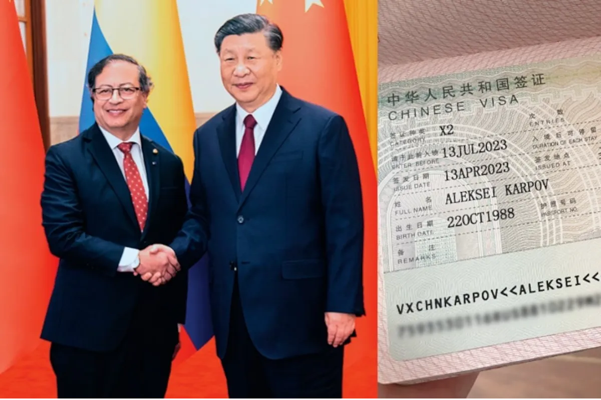 China excluye a Colombia del plan de exención de visa