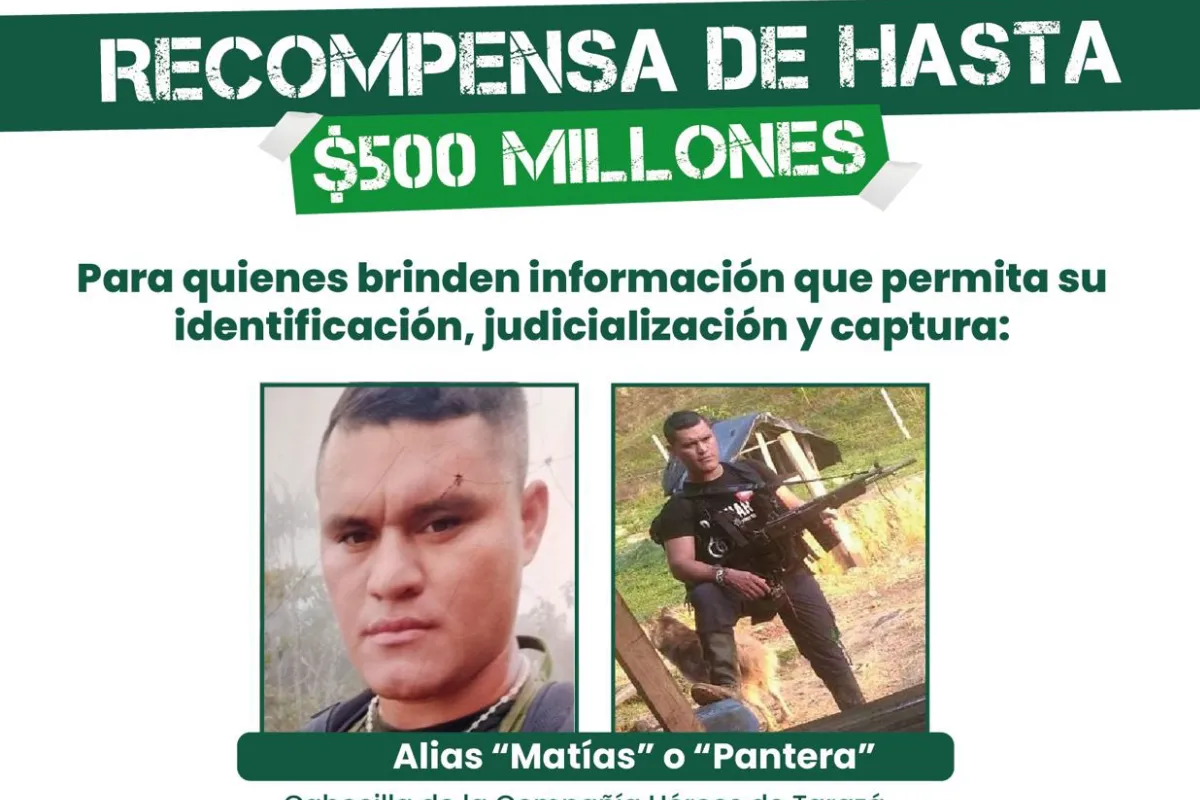 Hay recompensa de $500 millones por responsable de atentado con burro bomba en Antioquia