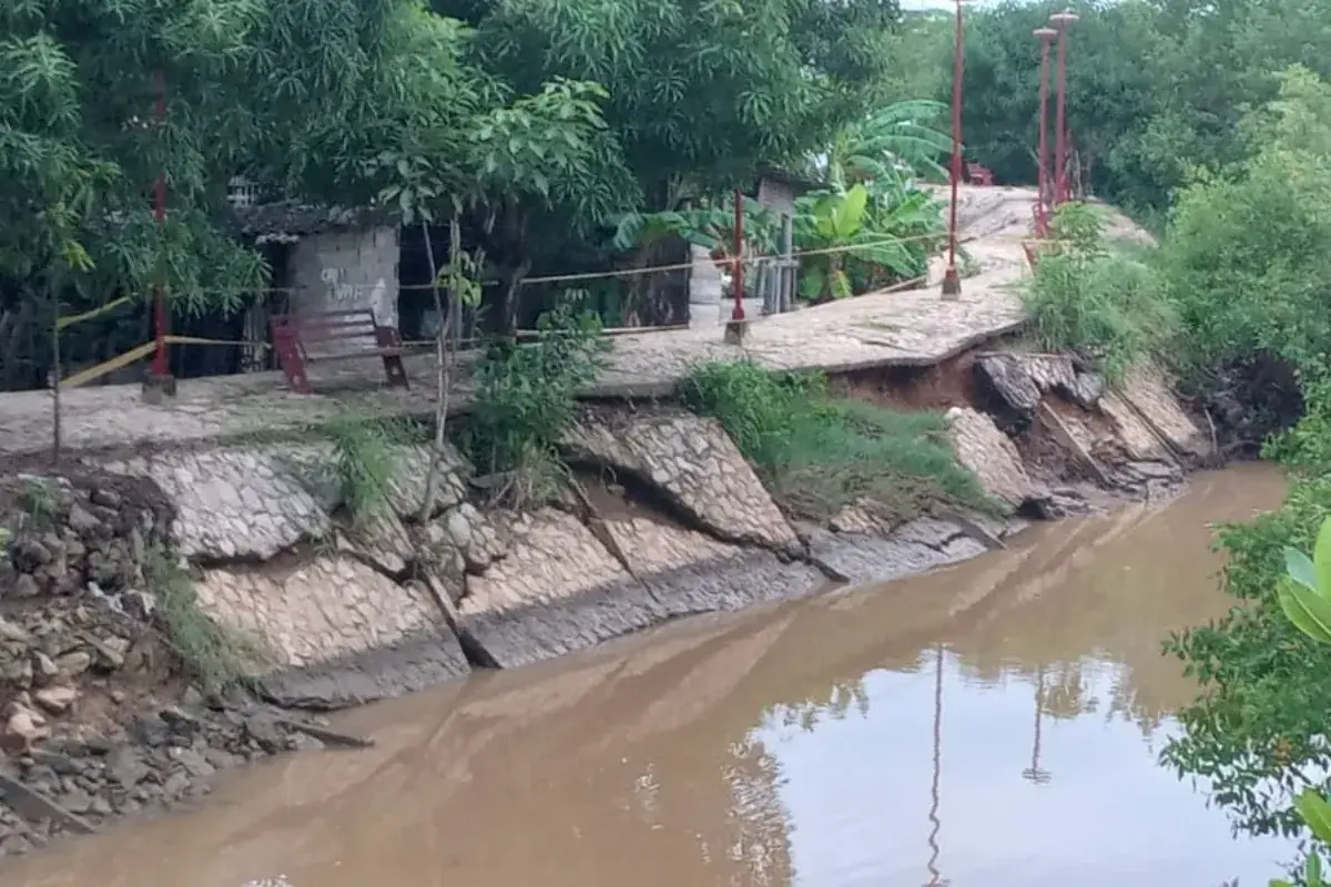Líder alerta sobre deterioro del muro de protección