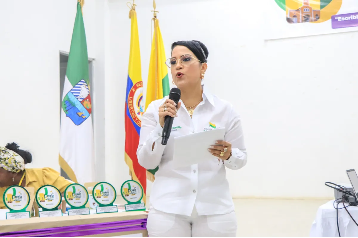 Marta Cantillo, alcaldesa de San Onofre, la número 1 en el departamento de Sucre