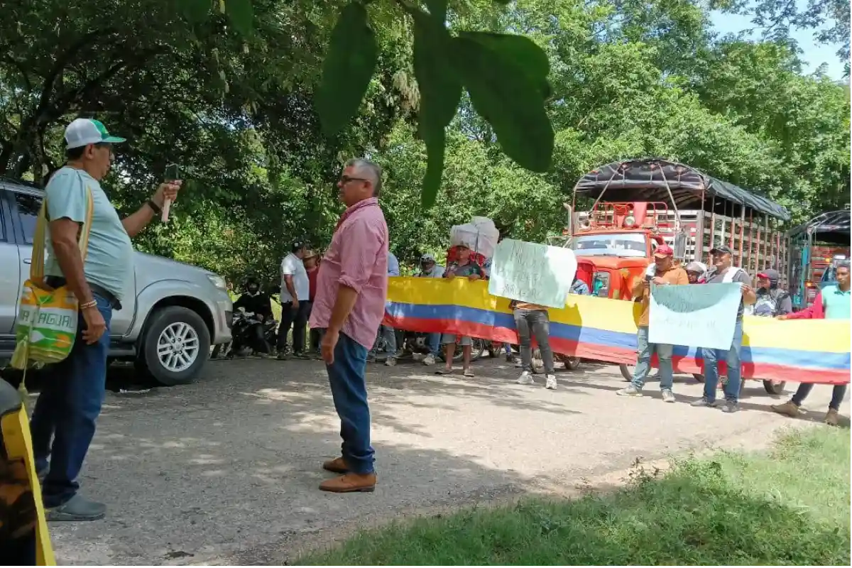 En la Mojana los arroceros también se hicieron sentir contra los incumplimientos