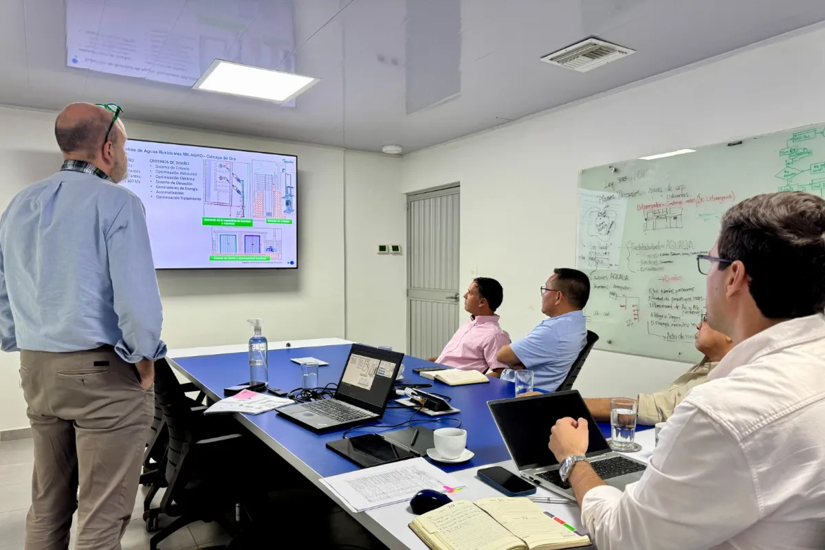 Aqualia avanza en la etapa de diseño de la optimización de la EBAR Milagro de Ciénaga de Oro