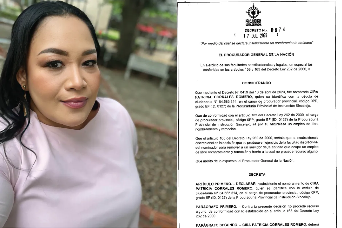Carmen García Porto, nueva procuradora provincial de Sincelejo.