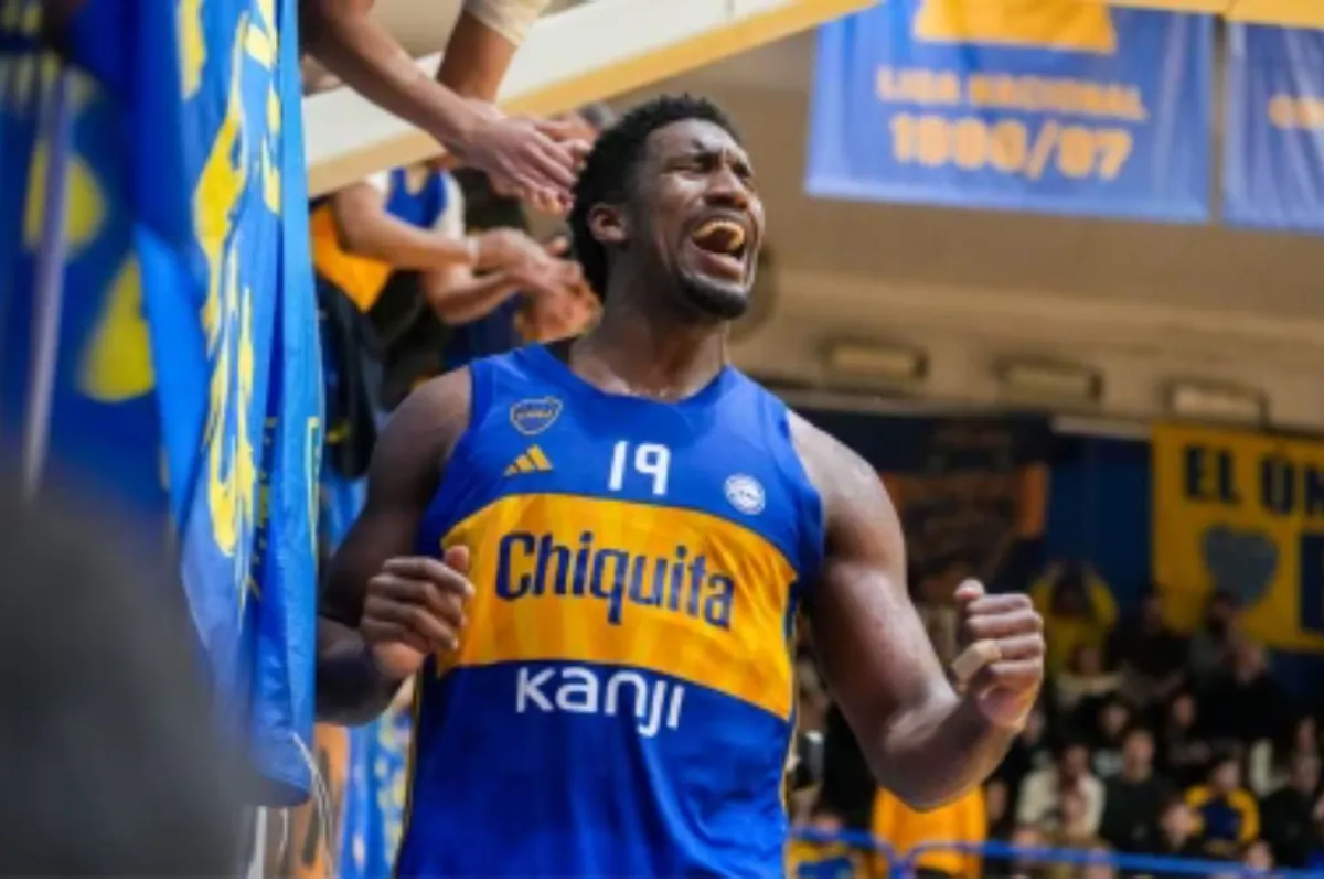 Andrés Ibargüen, figura en la gran final con Boca Juniors de la LNB de Argentina