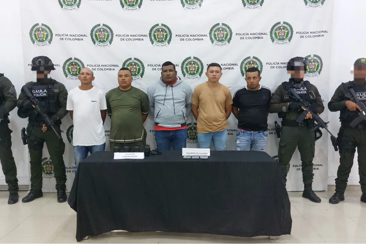 A la cárcel cinco capturados por el delito de extorsión