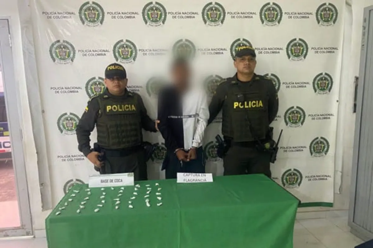 Capturado con 40 dosis
