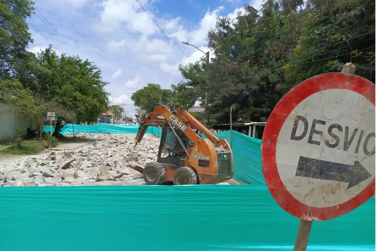 Desvíos por continuidad de obras en la avenida Argelia