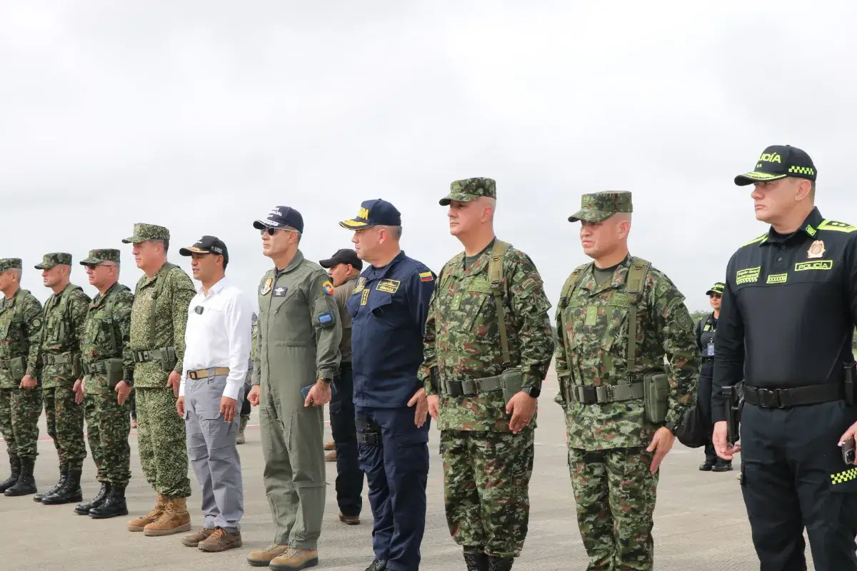 Policía Metropolitana de Montería acompaña consejo de seguridad liderado por el Ministro de Defensa