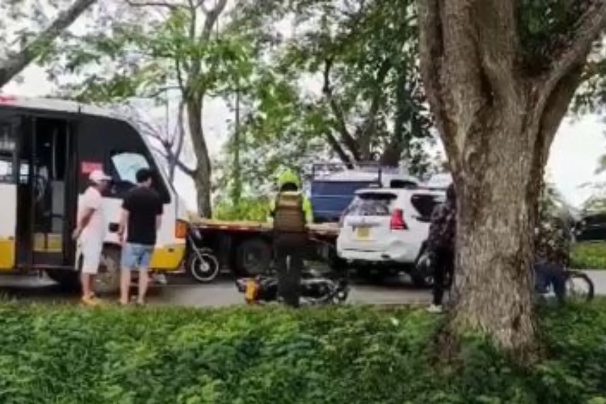 Un herido, tras choque múltiple