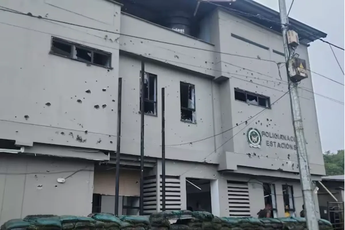 El Eln atentó contra una estación de Policías en Chocó