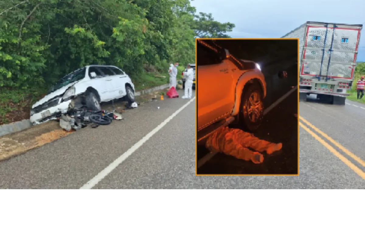 Triple choque dejó un muerto y 2 heridos
