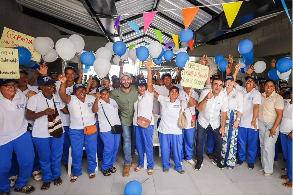 Gobernador inauguró Centro de Vida en San Bernardo del Viento.
