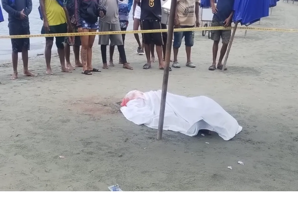 Lo mataron frente a la playa