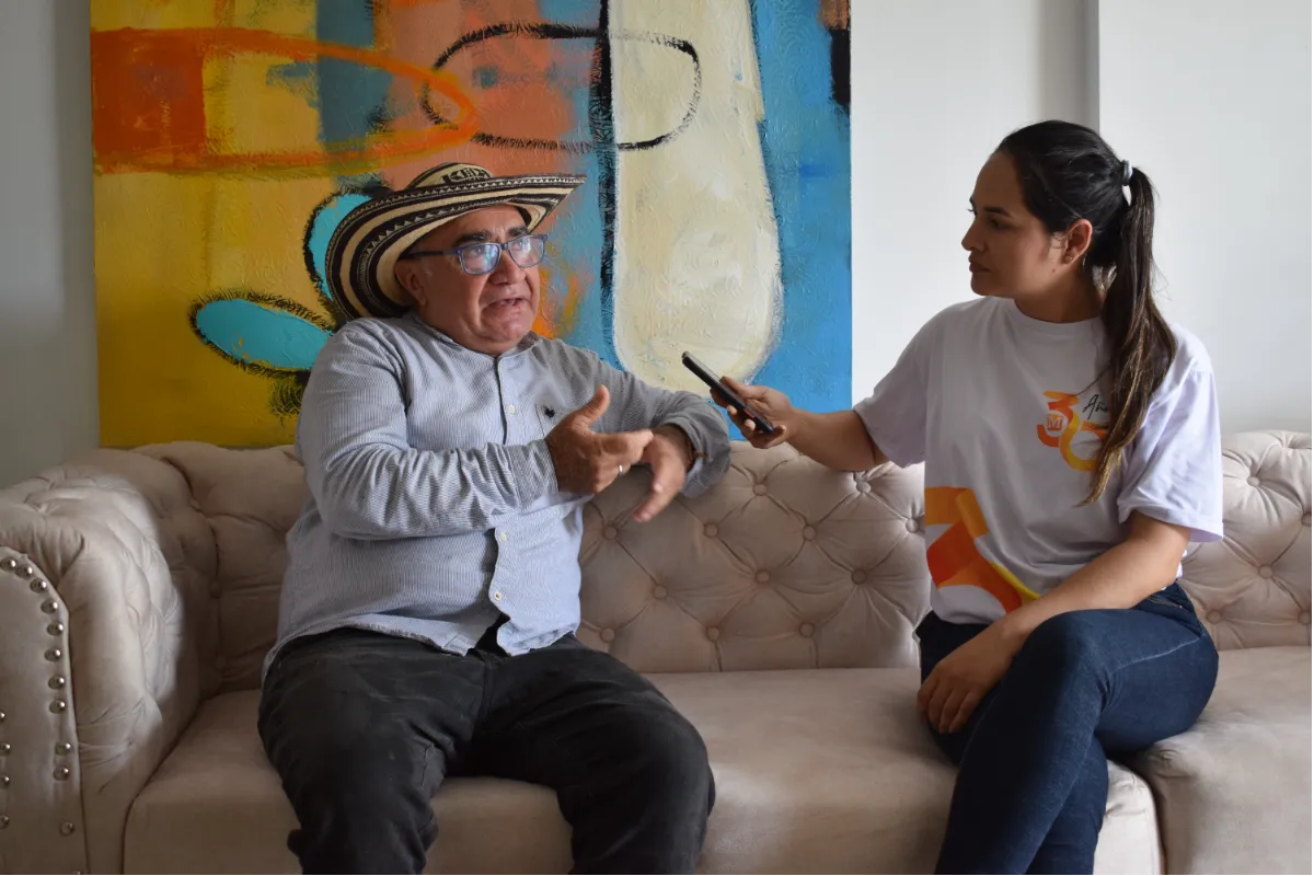 Juan Carlos Ibáñez le dio vida a la obra “40 años Florecidos" del Encuentro Nacional de Bandas