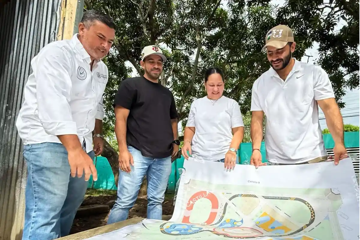 Gobernador Erasmo Zuleta inspeccionó obras que transforman la vida de la gente y embellecen a Montería