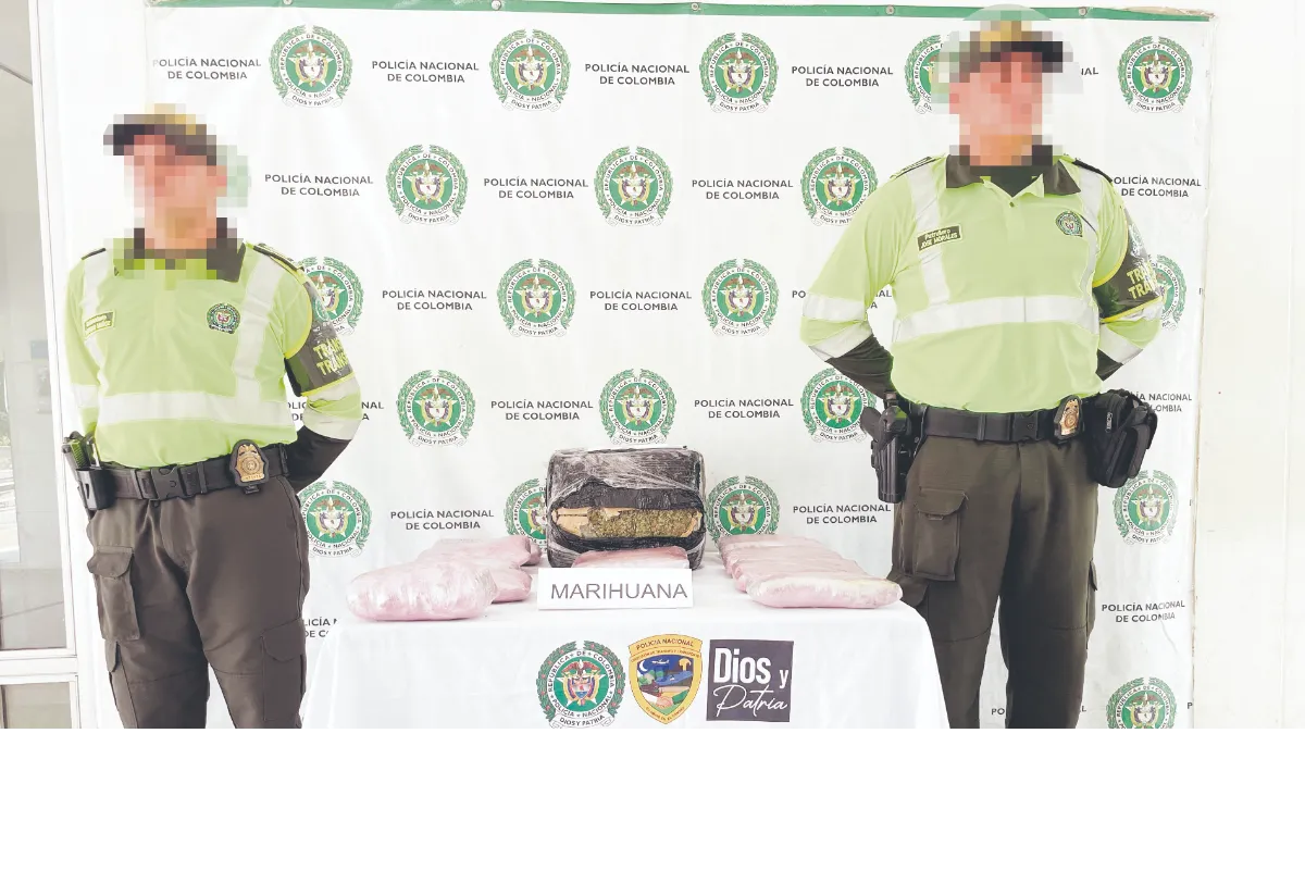 La marihuana era transportada de manera ilegal