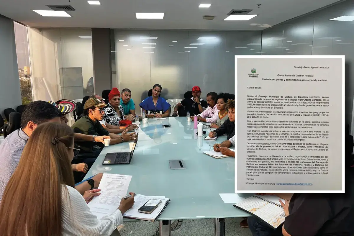 Sector cultural de Sincelejo pide al alcalde Yahir Acuña espacio y que les cumpla