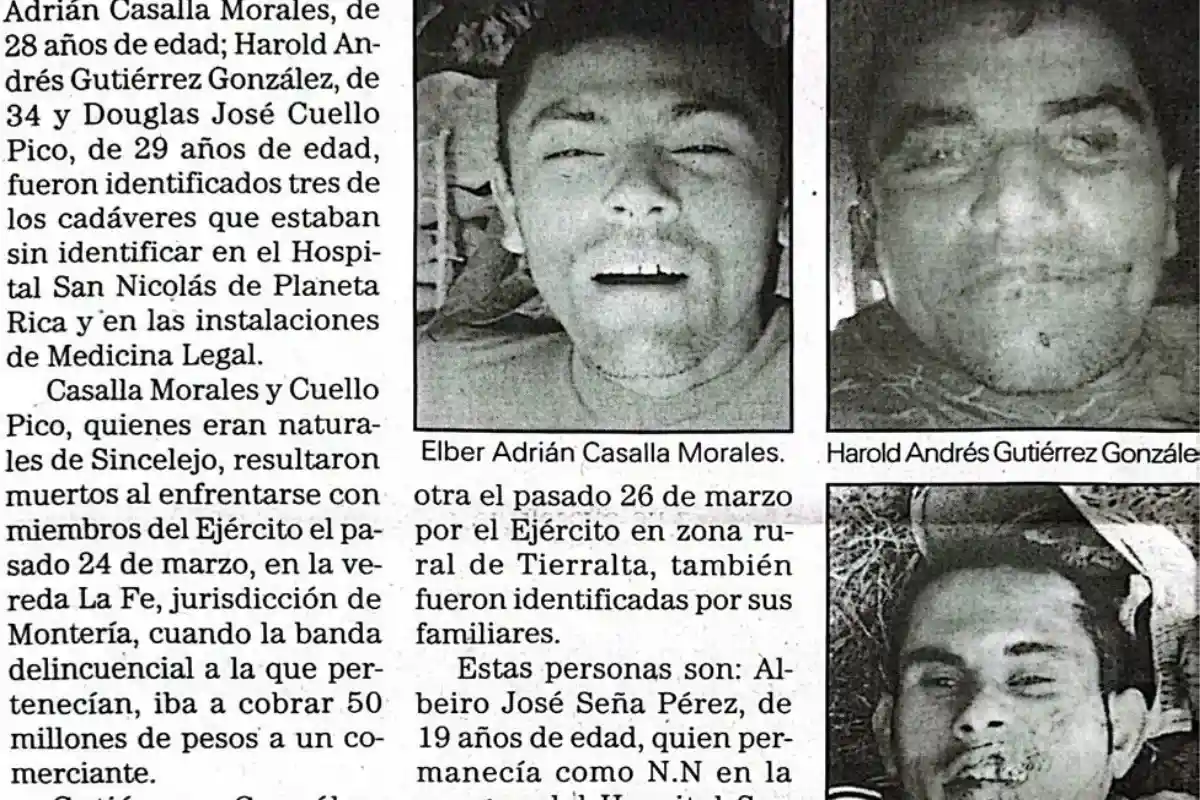 Fueron engañados y presentados como 'falso positivo'