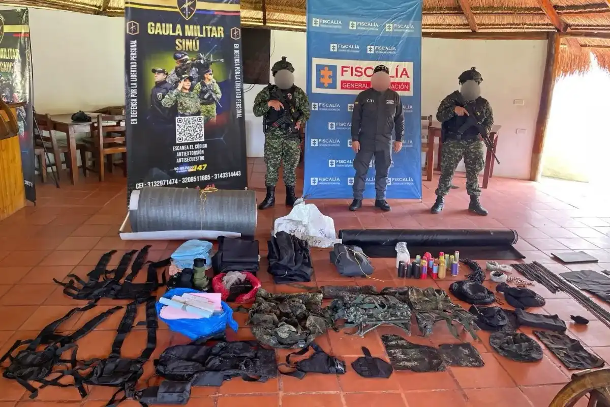 Incautan material de guerra, sería del 'Clan'