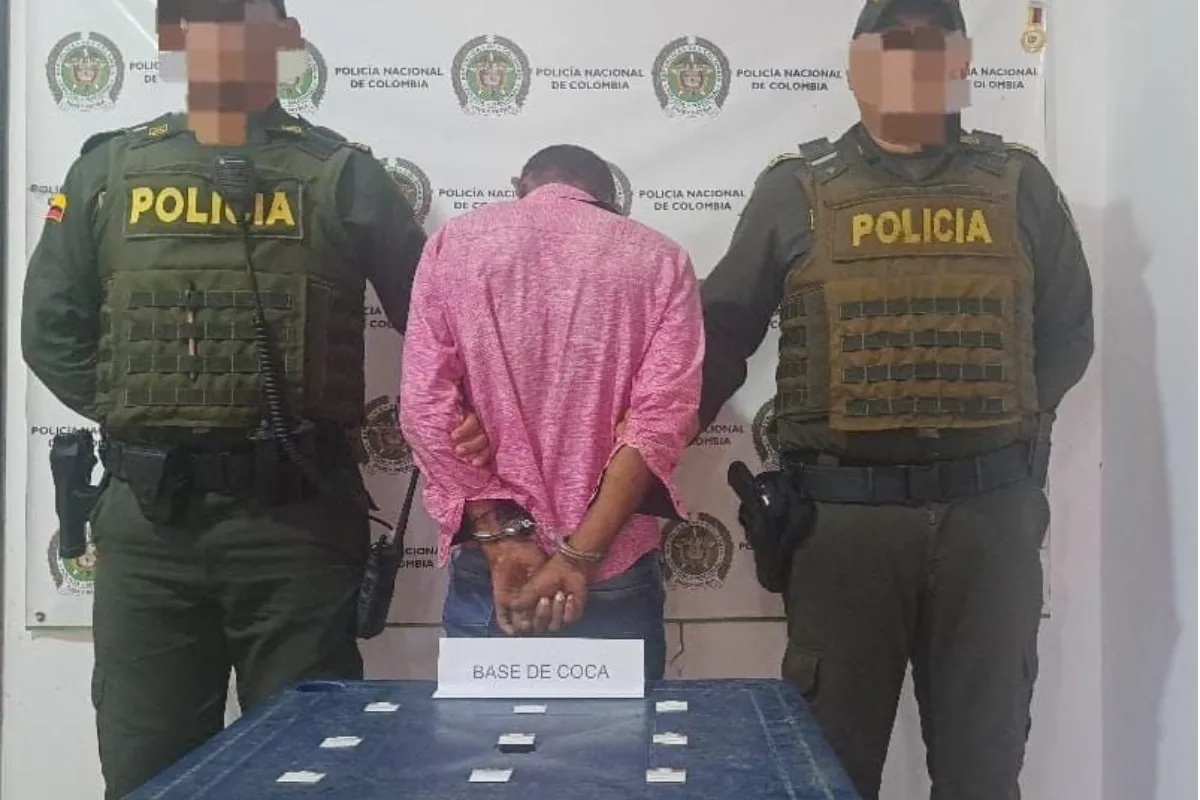 Cayó con base de coca