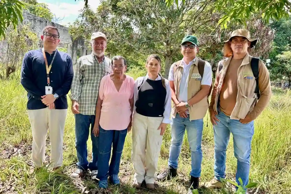 La URT entregó el predio 'La Guaca' a sus legítimos dueños en San Onofre