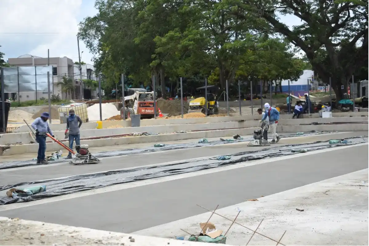 Parque Las Margaritas en un 45% de avance, está pendiente la malla vial