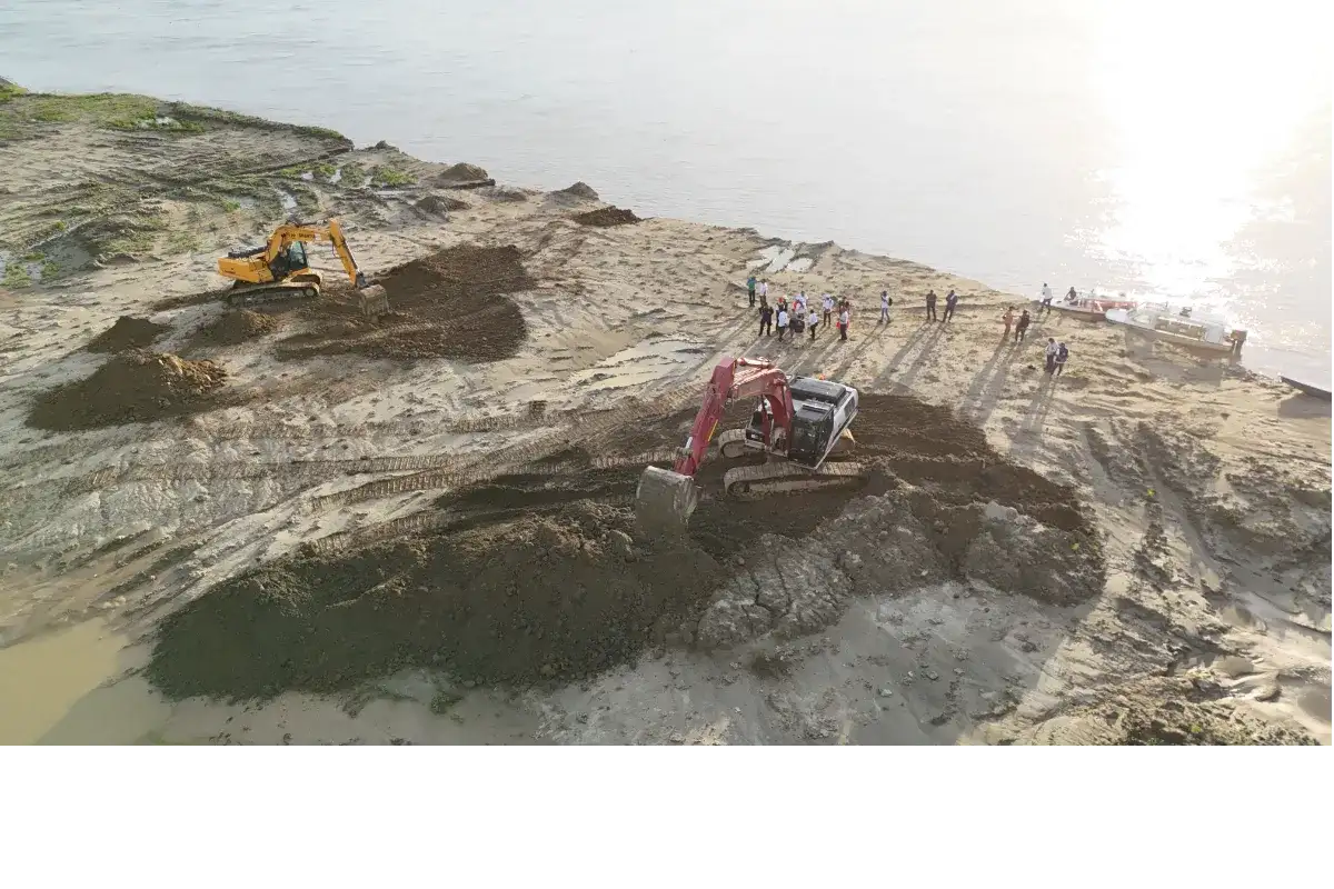 Entre acuerdos e incredulidad se reiniciaron los trabajos en el canal de La Esperanza