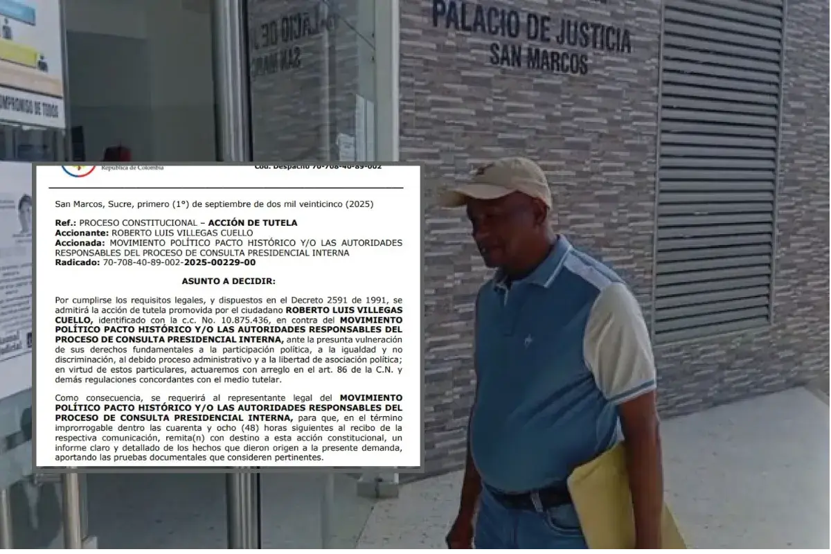 Admiten tutela contra el Pacto Histórico
