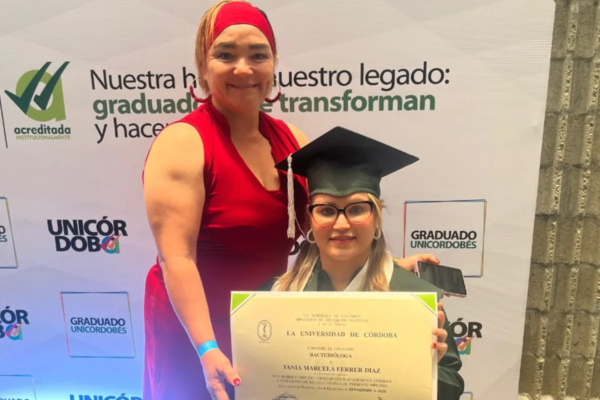 Contra todo pronóstico, Tania Ferrer logró su sueño de ser bacterióloga de la Universidad de Córdoba