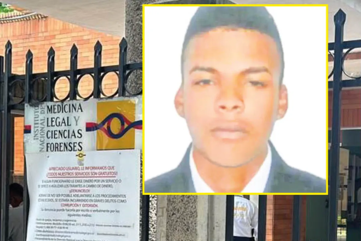 Está en la morgue, buscan a su familia