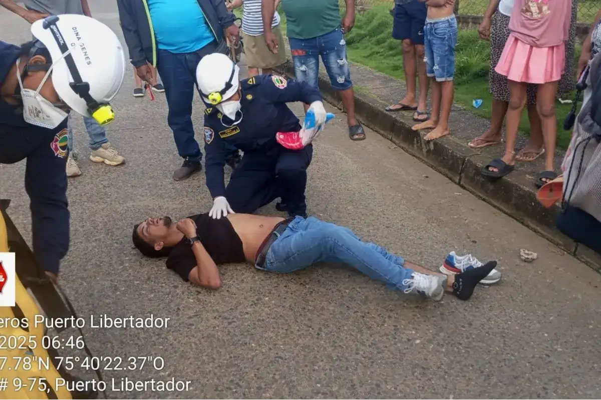 Un lesionado en accidente vial